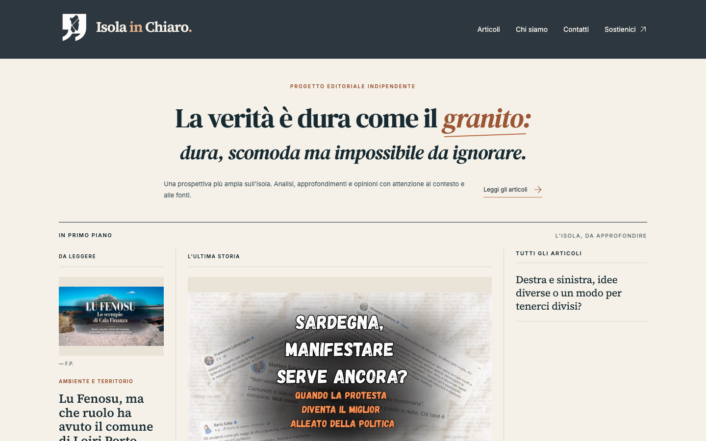 Anteprima: Isola in Chiaro